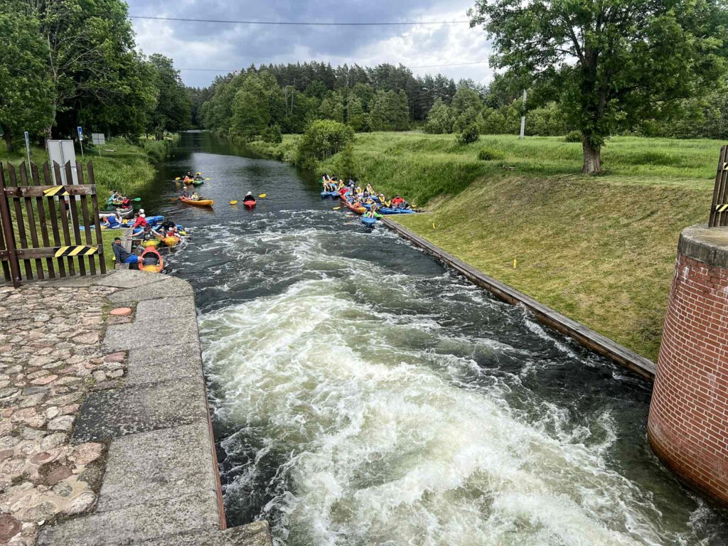 Śluza na Kanale Augustowskim Szot Augustów